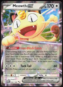 Meowth ex - 062/088 [POR - 062/088]ENPokemonME03: Perfect Order - Image 1