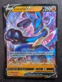 Lucario V - 027/073 - Champions Path (Pokemon) - Image 1