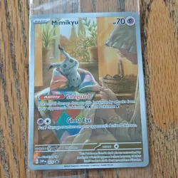 Pokemon TCG Mimikyu 075 SV Scarlet & Violet Promo Holo English 2024 Sealed - Image 1