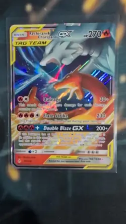 Reshiram & Charizard GX 20/214 Holo GX Rare Unbroken Bonds Pokemon NM - Image 1