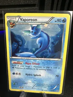 Pokemon TCG Ancient Origins Promos Vaporeon 22/98 Cosmos Holo Rare Card - Image 1