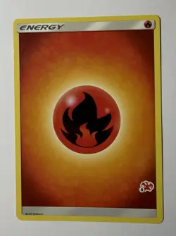 Fire Energy (#8 Charizard Stamped) Promo Battle Academy Pokemon - Image 1