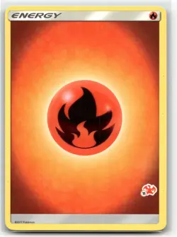 Fire Energy (#11 Charizard Stamped) Promo Battle Academy Pokemon NM/M - Image 1