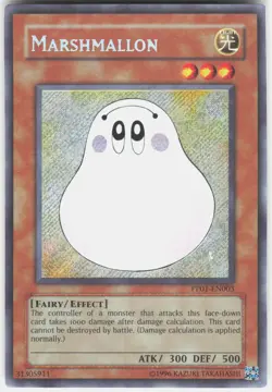 Marshmallon PP01-EN003 Secret Rare Premium Pack 1 Yu-Gi-Oh Lightly Played - Image 1