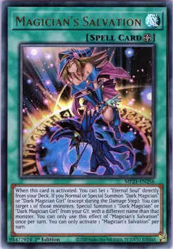 Yu-Gi-Oh! TCG - Magician's Salvation MP21-EN256 - Ultra Rare, 1st Edition (NM) - Image 1
