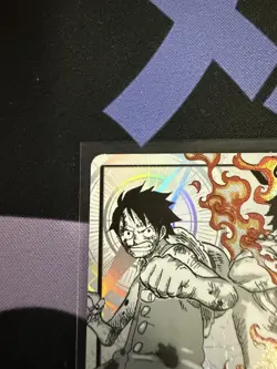 ST30-001 - Luffy & Ace Leader (Alternate Art Parallel - Black/White) - Near Mint - Image 3