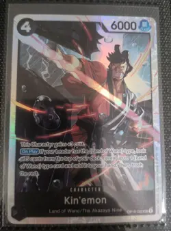 One Piece Kin'emon OP16-082 The Time of Battle SR Foil - Image 1