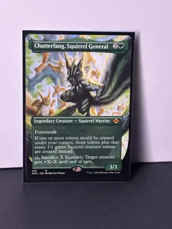 MTG Chatterfang, Squirrel General (Borderless) - Modern Horizons 2 - Near Mint - Image 2