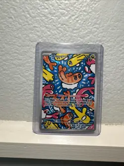 Pokemon TCG Tatsugiri Twilight Masquerade Illustration Rare Card 186/167 - Image 1