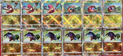set of 12 authentic Pokemon Card Japanese Radiant Eternatus Charjabug Hawlucha - Image 1