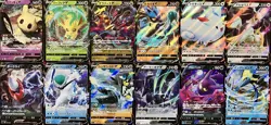 set of 12 authentic Pokemon Card Japanese Mimikyu V Leafeon Giratina Lucario - Image 1