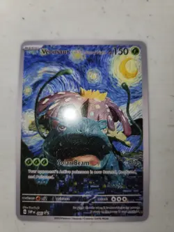 Venusaur Starry Night Pokemon Card Art Style Trading Cards - Image 2