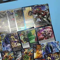 50 Shiny/Foil Digimon CCG Rare Cards (Assorted Lot With No Duplicates) - Image 5