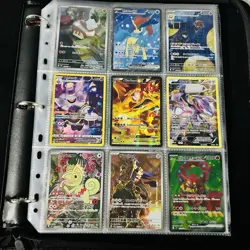 Huge Binder Collection Lot of 170+ Pokemon Card Mixed EX SV Holo Full Art Zard - Image 1