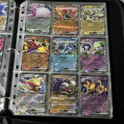 Huge Binder Collection Lot of 170+ Pokemon Card Mixed EX SV Holo Full Art Zard - Image 5