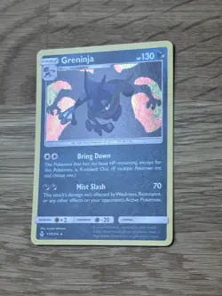 Greninja 117/214 Holo Rare Pokemon 2019 SM Unbroken Bonds - Image 2