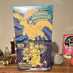 Pokemon TCG Surging Sparks & Ascended Heroes Elite Trainer Box Lot (2) English - Image 2