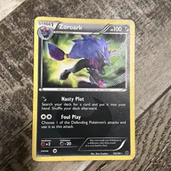 2012 Pokemon Zoroark 102/99 Next Destinies Secret Rare Shiny Holo Damage - Image 1