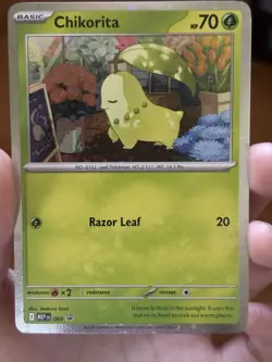 Pokemon Chikorita Mega Evolution Promo 069 ENG 2026 - Image 1
