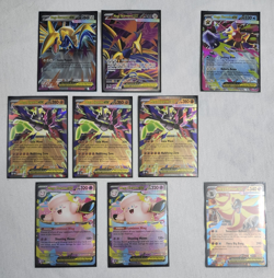 Pokemon TCG Mega EX Lot Of 9, Full Art Holo - Image 1