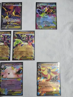 Pokemon TCG Mega EX Lot Of 9, Full Art Holo - Image 5