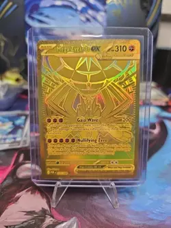 Pokemon TCG Perfect Order Hyper Rare Gold Mega Zygarde EX Full Art 124/088 - Image 1