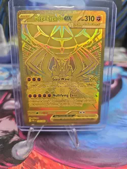 Pokemon TCG Perfect Order Hyper Rare Gold Mega Zygarde EX Full Art 124/088 - Image 5