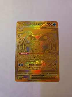 Chaos Rising: Mega Greninja EX 122/086 Gold, HYPER Rare Pokemon - Pack Fresh - Image 1