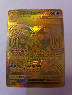 Chaos Rising: Mega Greninja EX 122/086 Gold, HYPER Rare Pokemon - Pack Fresh - Image 2