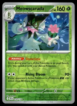 Meowscarada 018/159 Rare Journey Together Pokemon Reverse Holo Near Mint - Image 1