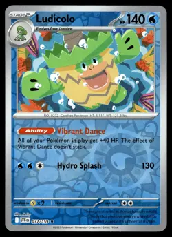 Ludicolo 037/159 Rare Journey Together Pokemon Reverse Holo Near Mint - Image 1