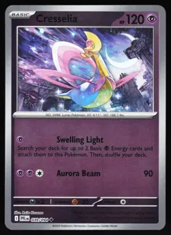 Cresselia 039/094 Uncommon Phantasmal Flames Pokemon Reverse Holo Near Mint - Image 1