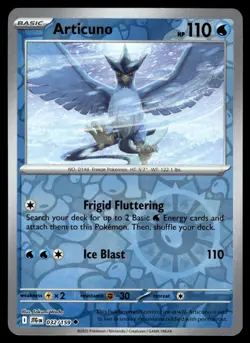 Articuno 032/159 Uncommon Journey Together Pokemon Reverse Holo Near Mint - Image 1