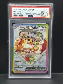 eevee ex 174 pokemon promo psa 10 - Image 1
