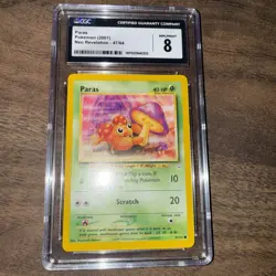 Pokemon TCG CGC 8 Paras 47/64 Neo Revelation Regular - Image 4