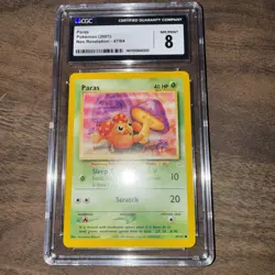 Pokemon TCG CGC 8 Paras 47/64 Neo Revelation Regular - Image 5