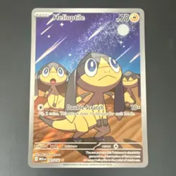 Me01 Mega Evolution Helioptile 143/132 Holo Full Art Illus Rare Eng 70 HP - Image 1