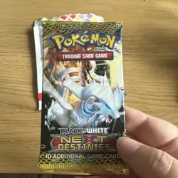 Pokemon Black & White Next Destinies Booster Pack /Gem Mint Reshiram - Image 2