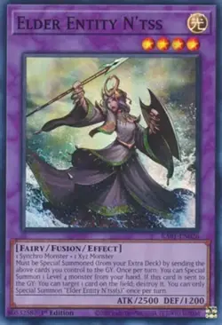 Elder Entity N'tss - RA01-EN026 - Super Rare - 1st Edition - Lightly Played - Image 1