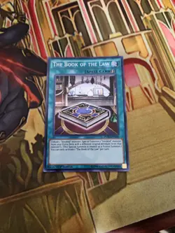 The Book of the Law FUEN-EN036 Secret Rare 1st Edition NM Yugioh - Image 1