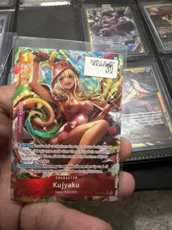 One Piece OP11-004 Kujyaku Alternate Art SR A Fist of Divine Speed (B) - Image 1