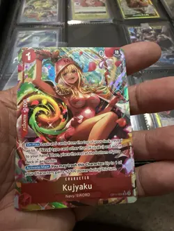 One Piece OP11-004 Kujyaku Alternate Art SR A Fist of Divine Speed (B) - Image 2
