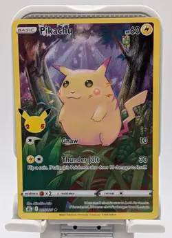 Pikachu 005/025 - SWSH Celebrations Full Art Holo - Pokemon TCG Card [NM] - Image 1