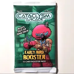 Cataclysm Arcade TCG Kickstarter Early Bird 15 Card Booster Pack SEALED - Image 1