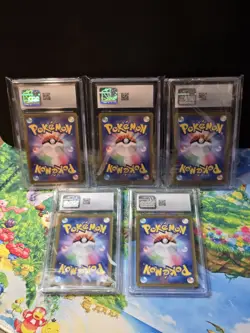 CGC JPN Graded Card Lot 5 Cards As Shown - Image 2