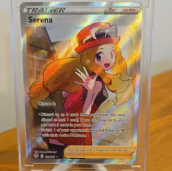 Pokemon TCG Full Art Holo 4-Card Lot: Winona, N's Reshiram, Serena, Piers - Image 5