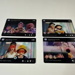 Kayou K-pop Demon Hunters Trading Cards Lot Of 4 HR Lenticular Cards Rumi Mira - Image 2
