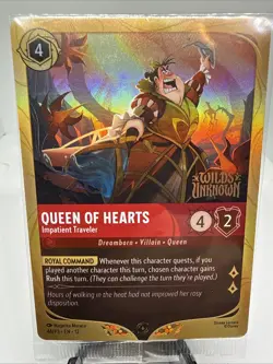 Queen of Hearts - Impatient Traveler 46 Disney Lorcana Promo Cards Holo - Image 1