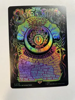 Sauron + The One Ring Borderless Poster Foil - Image 5