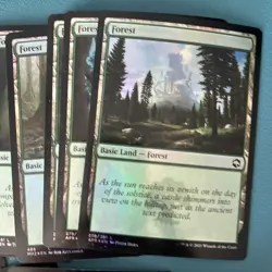 27 foil Basic land Pack (Magic The Gathering) - Regular lot bulk set NM - Image 2